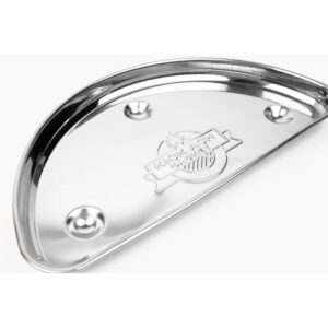 Kick Ash Basket | Half Drip Pan 14" | Reusable BBQ Drip Tray