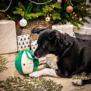 Rosewood Cupid & Comet Blitzen Bauble Extra-Large Festive Giggling Dog Toy