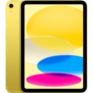 Apple iPad 10th Gen 10.9" – 64GB, Wi-Fi + Cellular, Yellow, Unlocked
