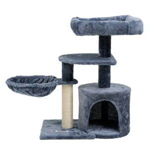 Large Cat Tree Multilevel Climbing Tower