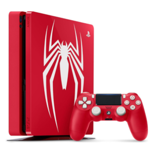 Sony PlayStation 4 Slim - 1TB Console, Limited Edition Amazing Red Marvel’s Spider-Man (No Game)