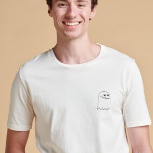 Men's Short Sleeve T Shirt Plastic Free - Ghost