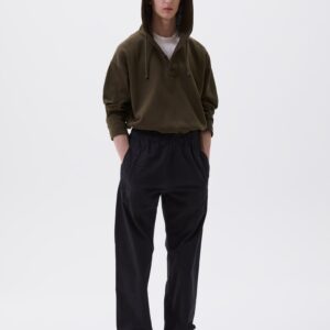MHL. WIDE LEG JOGGER | INDIGO TWILL | INDIGO