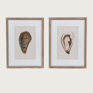 Oyster Framed Wall Art | Set of 2