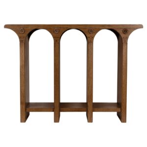 BRUNEL Triple Console Table - Oak