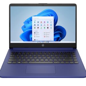 Windows 11 HP Stream Laptop 14" Celeron N4120 4GB RAM 128GB SSD Blue