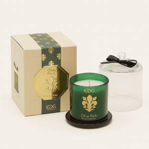 Olive Rich Cloche Luxury Scented Candle
