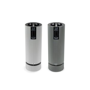 Peugeot Line Electric u'select Z Salt & Pepper Mill Set / Carbon and Aluminium