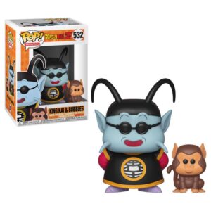 Funko Dragon Ball Z POP! Animation: King Kai & Bubbles Vinyl Figure (9 cm)